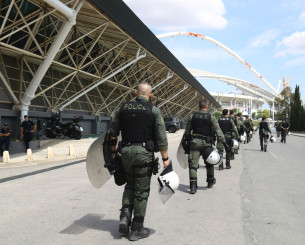 Ισχυρές αστυνομικές δυνάμεις στο T-Center ενόψει του Final Four της EuroLeague