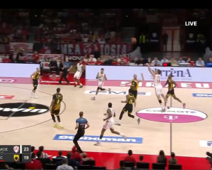 Ο Βεζένκοφ... μίλησε στην εκπνοή: Απίστευτο buzzer beater από το κέντρο (video)