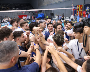 Νέα νίκη για την Εθνική βόλεϊ ανδρών απέναντι στην Βόρεια Μακεδονία στο κλειστό της Γλυφάδας