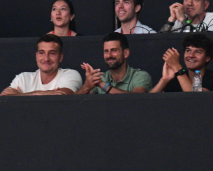 Στο ΣΕΦ για το Game 3 των τελικών Τζόκοβιτς και Μπογκντάνοβιτς