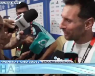 Το viral επεισόδιο του Μέσι με δημοσιογράφο μετά τις φήμες απιστίας: «Αν σε κοιτάξω, θα μου πουν "γιατί κοίταξες";»