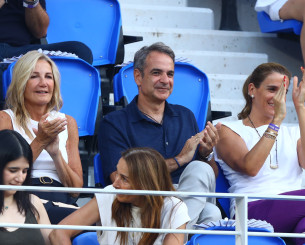 Παρών στον μεγάλο τελικό του Athens Open ο πρωθυπουργός Κυριάκος Μητσοτάκης (video)