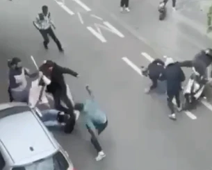 Σοκαριστικό βίντεο: Οπαδός της Άντερλεχτ πατάει με μηχανάκι πεσμένο φίλο της Μπριζ
