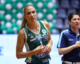 Η Παπαφωτίου φόρεσε την φανέλα του Παναθηναϊκού για πρώτη φορά μετά από 14 μήνες (video)