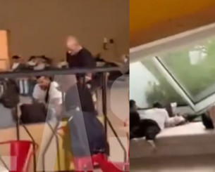 Βίντεο από το αεροδρόμιο της Γεωργίας με τους εγκλωβισμένους οπαδούς Παναθηναϊκού και Ολυμπιακού