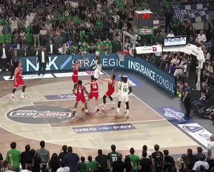 Το... αεροπλανικό buzzer beater του Γκραντ κόντρα στον Ολυμπιακό (video)
