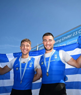 Παγκόσμιοι πρωταθλητές Κ23 οι Χατζηαυγουστίδης και Μπούρκας στην δίκωπο
