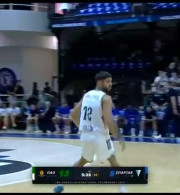 «Βροχή» τριπόντων από τον Παναθηναϊκό στο πρώτο δεκάλεπτο κόντρα στην Σπαρτάκ (video)