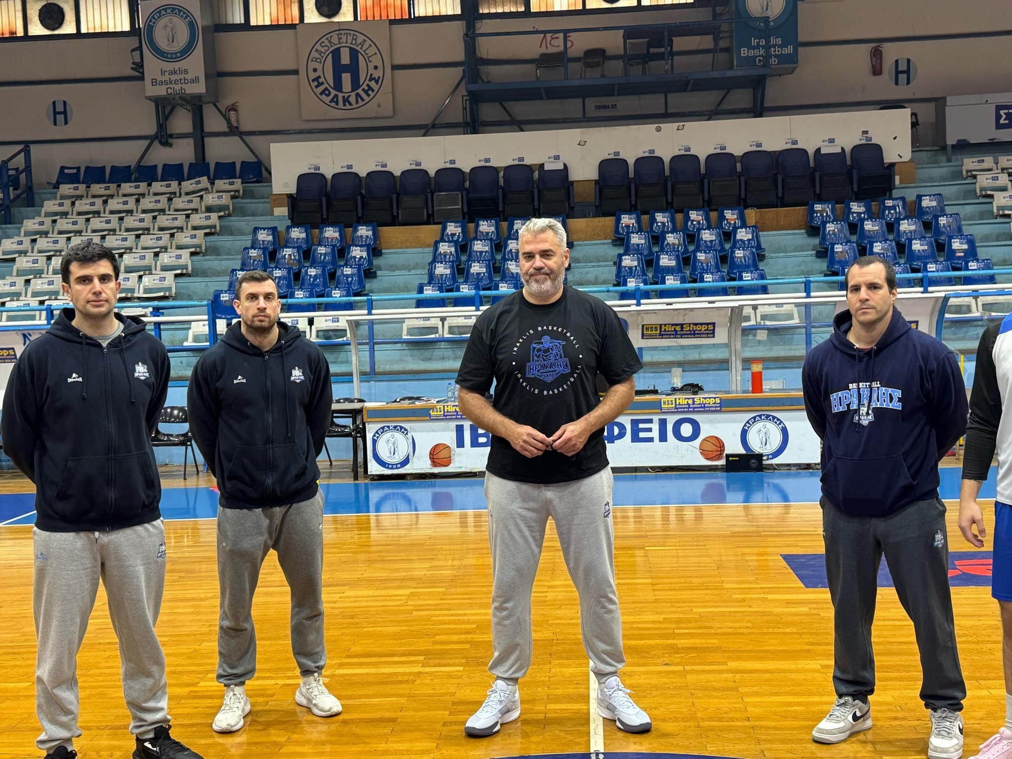 Πρώτη προπόνηση του Γιώργου Σιγάλα στο πάγκο του Ηρακλή