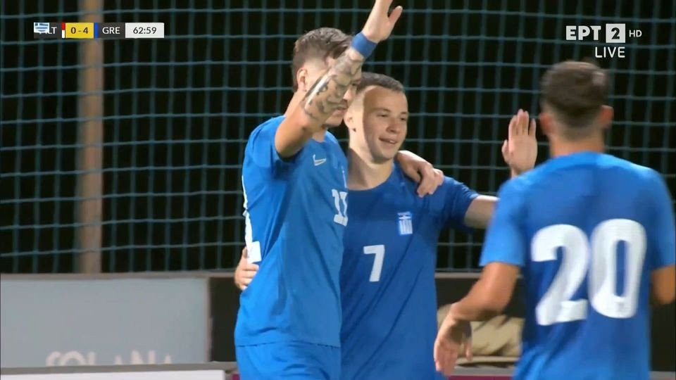 Τρομερή συνεργασία και 0-4 ο Πνευμονίδης για την Κ21 της Εθνικής (video)