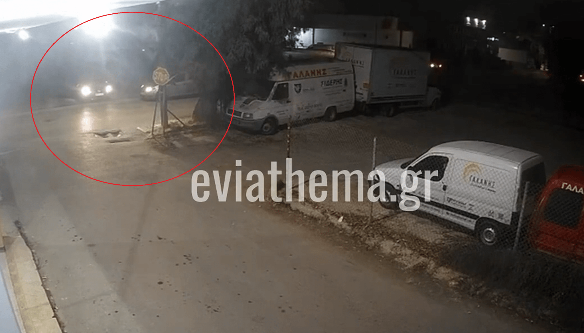 Κάμερα κατέγραψε τη στιγμή της δολοφονικής επίθεσης στη Χαλκίδα (video)