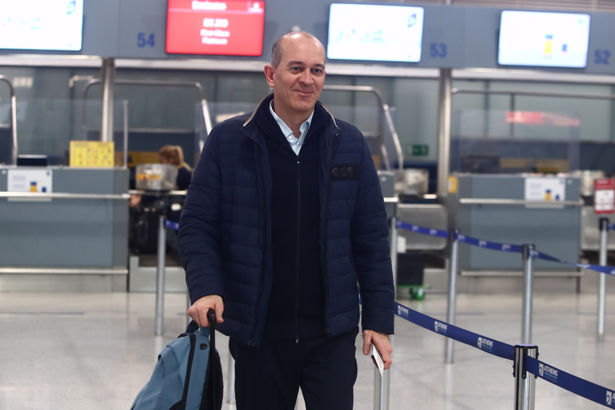 Οι Αγγελόπουλοι ταξίδεψαν με τον Ολυμπιακό στο Ντουμπάι