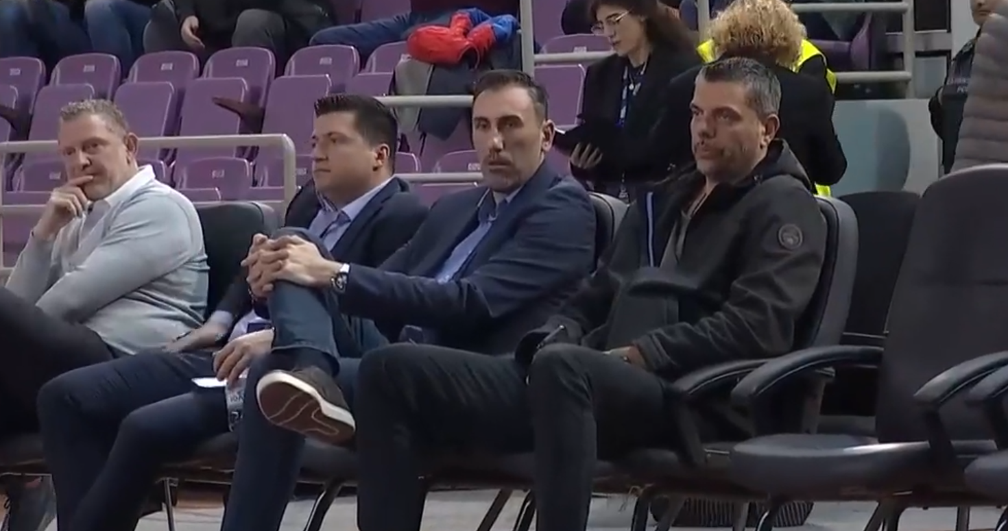 Allwyn Final 8: Ντικούδης και Τσαρτσαρής παρακολούθησαν το Μαρούσι - Ολυμπιακός