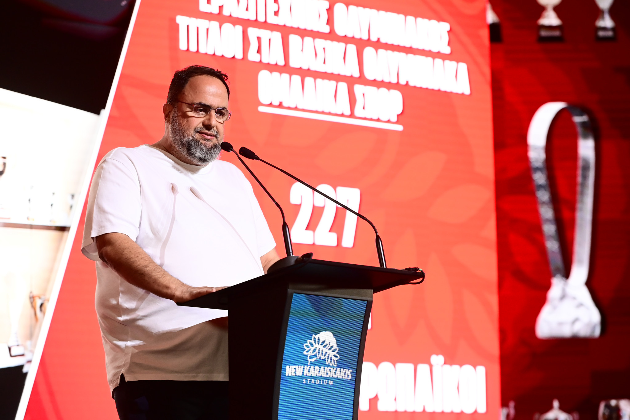 Η συγκίνηση του Βαγγέλη Μαρινάκη όταν αναφέρθηκε στα ευρωπαϊκά: «Το πήραμε σε ελληνικά χώματα»