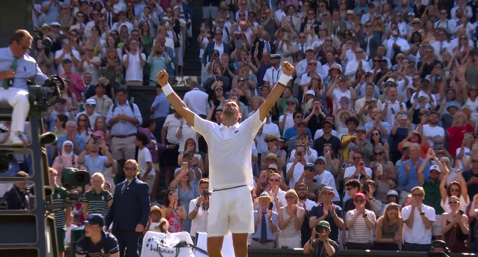 Στους «16» του Wimbledon o Τζόκοβιτς - Ισοφάρισε το ιστορικό ρεκόρ νικών του Φέντερερ