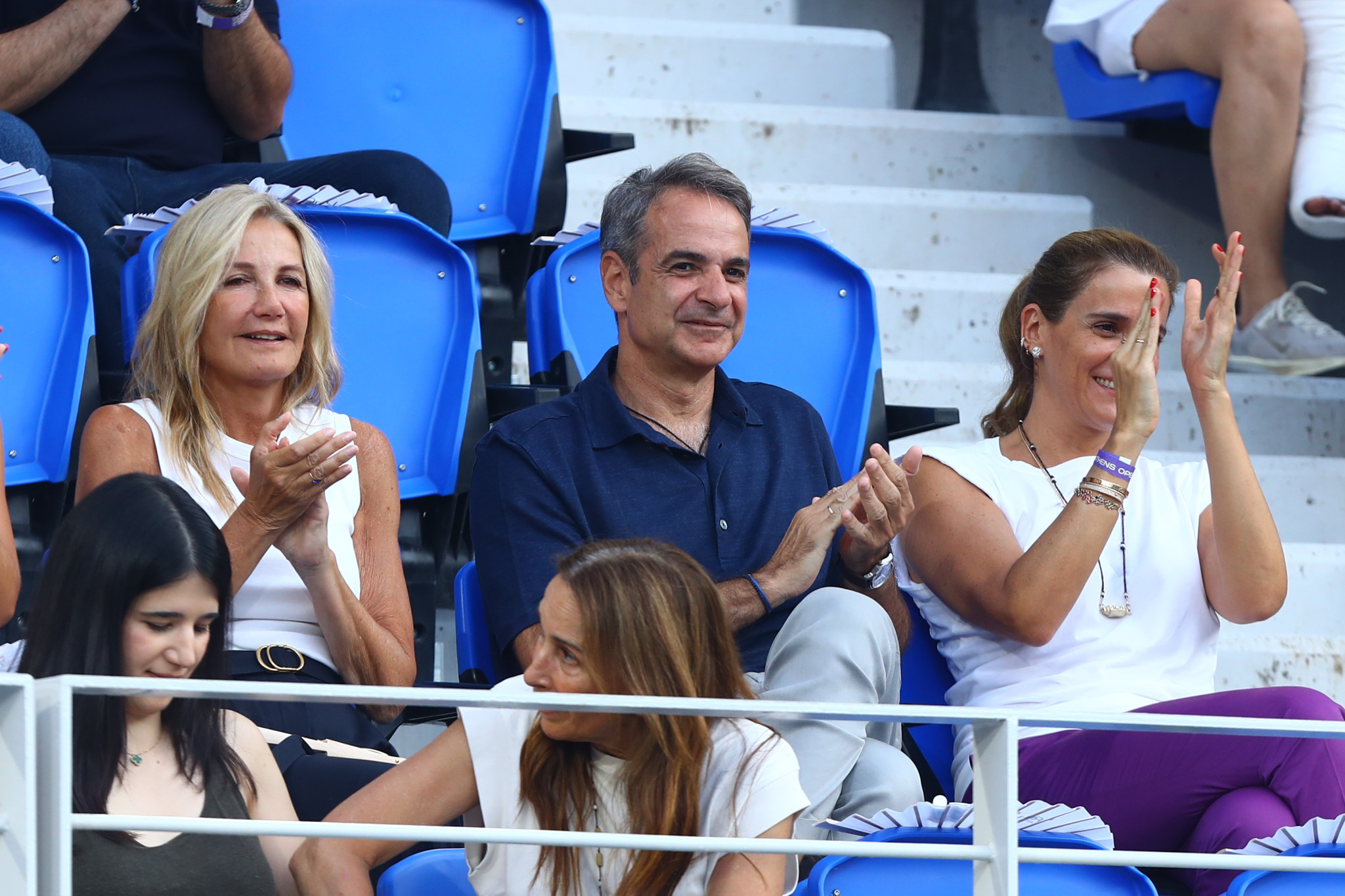 Παρών στον μεγάλο τελικό του Athens Open ο πρωθυπουργός Κυριάκος Μητσοτάκης (video)