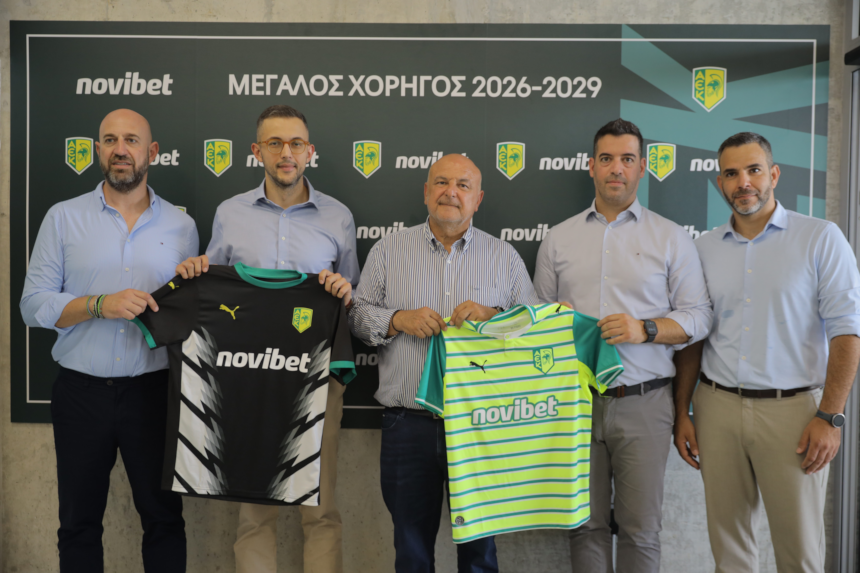 Novibet και ΑΕΚ Λάρνακας ενώνουν τις δυνάμεις τους – Η Novibet νέος Κύριος Χορηγός της ομάδας για την τριετία 2026-2029