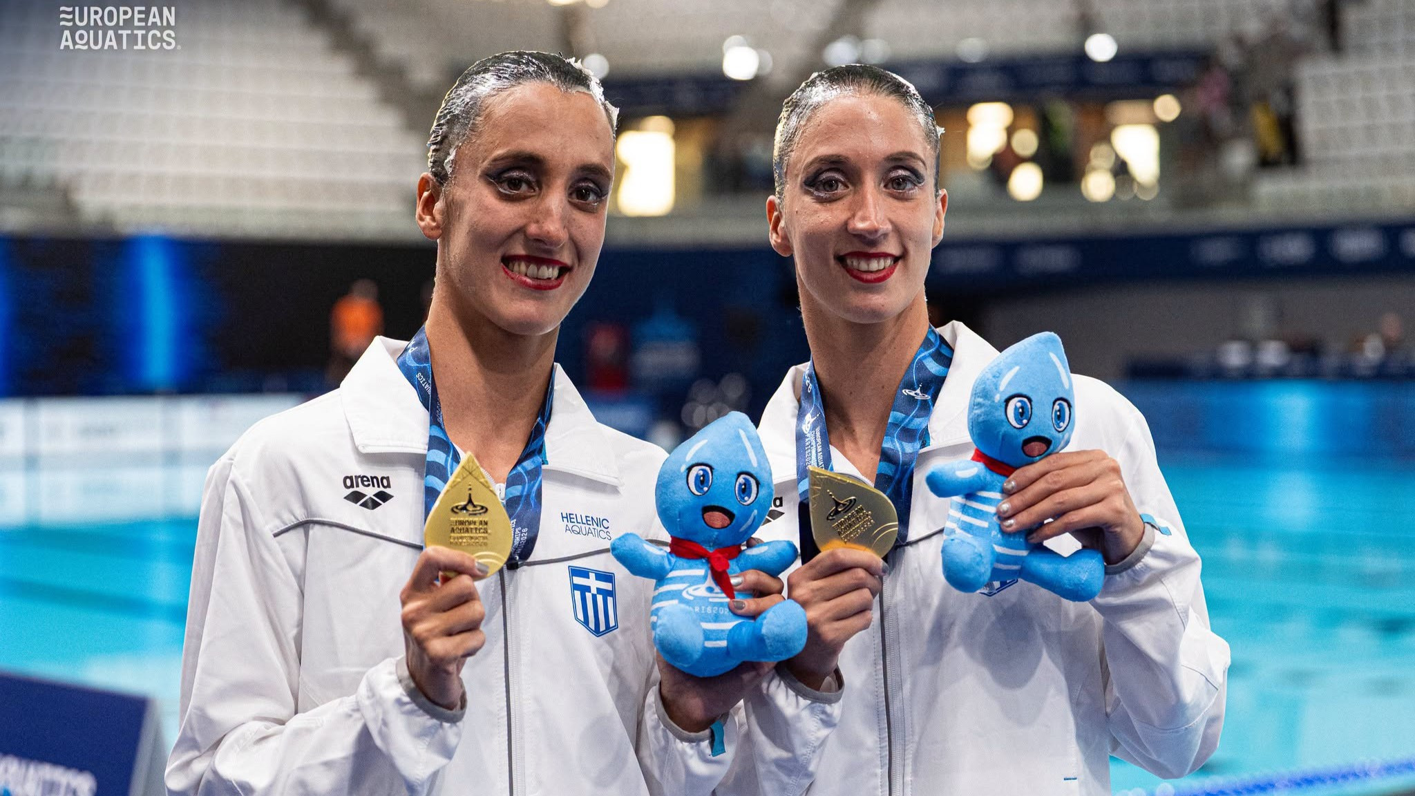 Η European Aquatics υποκλίθηκε στις αδερφές Αλεξανδρή μετά τη διπλή χρυσή επιτυχία τους (photo)