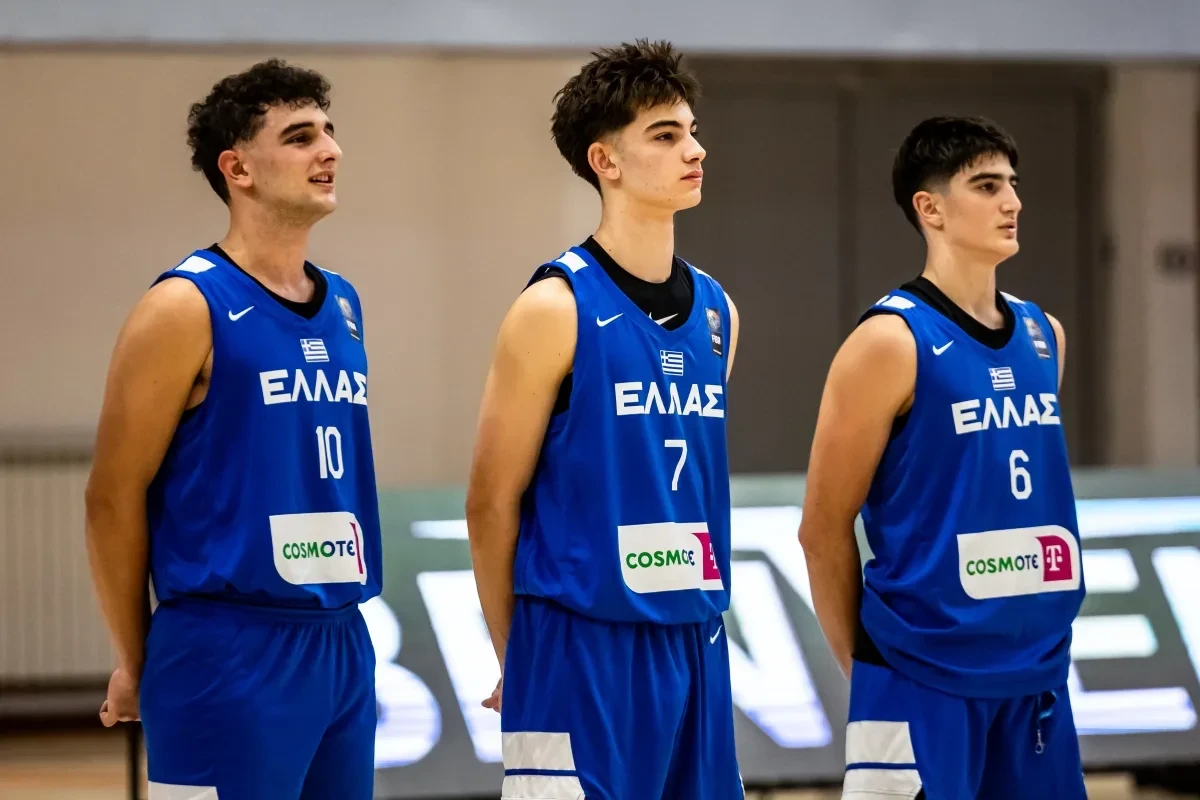 Η Ελλάδα θα αντιμετωπίσει τη Σλοβενία στη φάση των «16» του Eurobasket U16