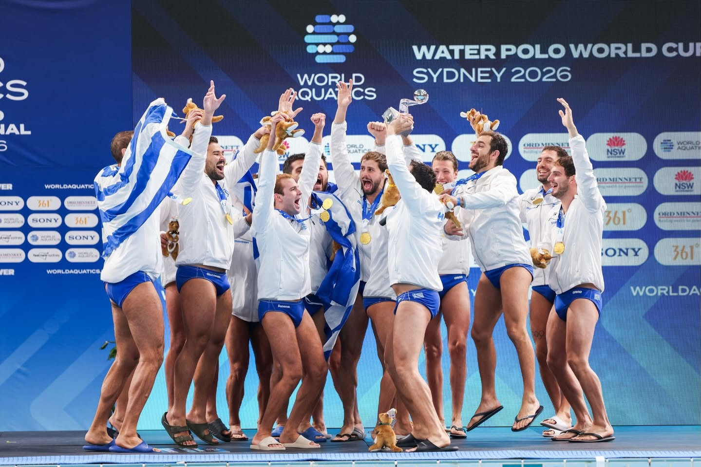 Ανοδος στο World Ranking του πόλο για την κυπελλούχο κόσμου Εθνική ανδρών