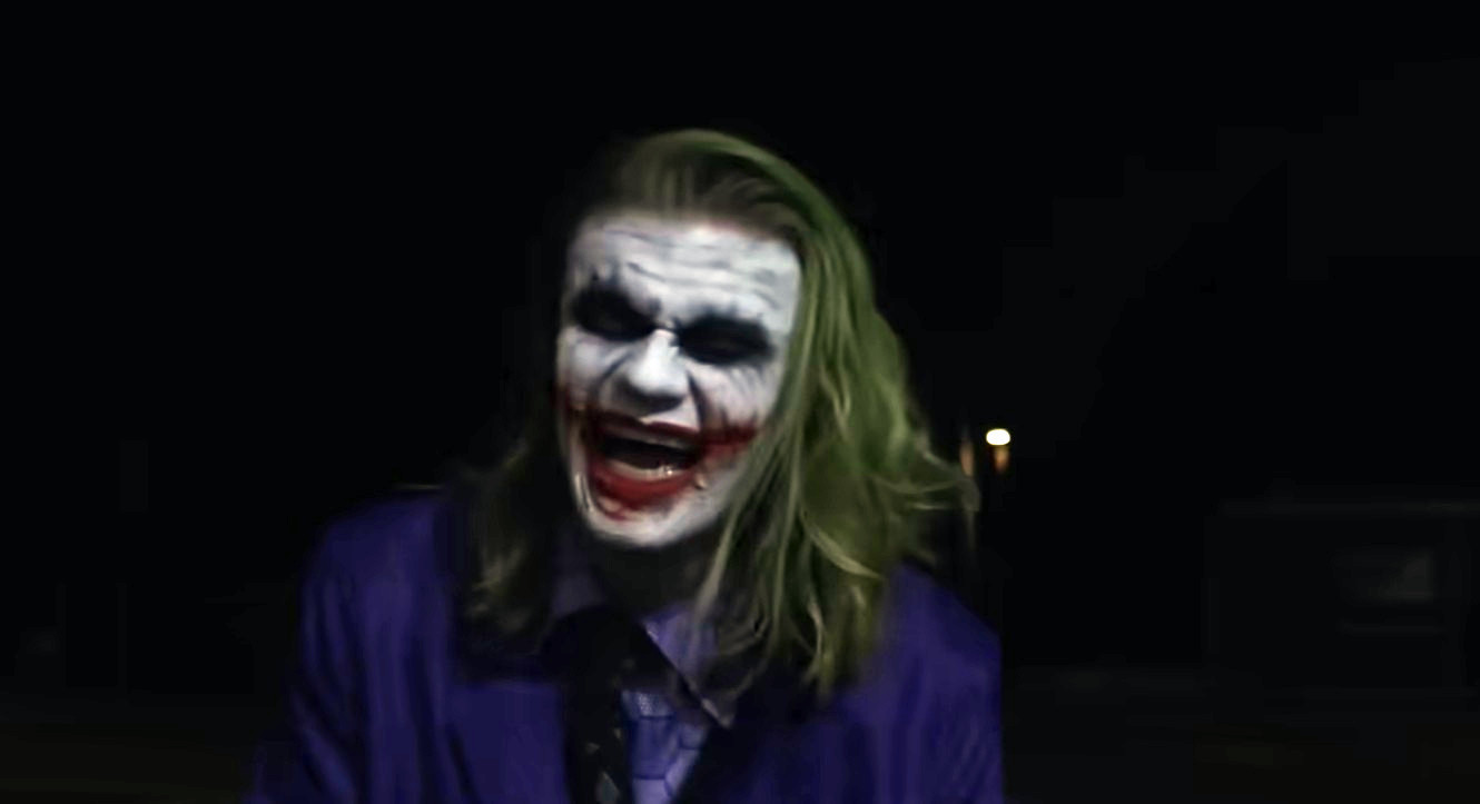 Μεταμφιέστηκε σε Joker, αλλά δεν τρόμαξε κανέναν - Ο σταρ του ποδοσφαίρου τουλάχιστον... προσπάθησε