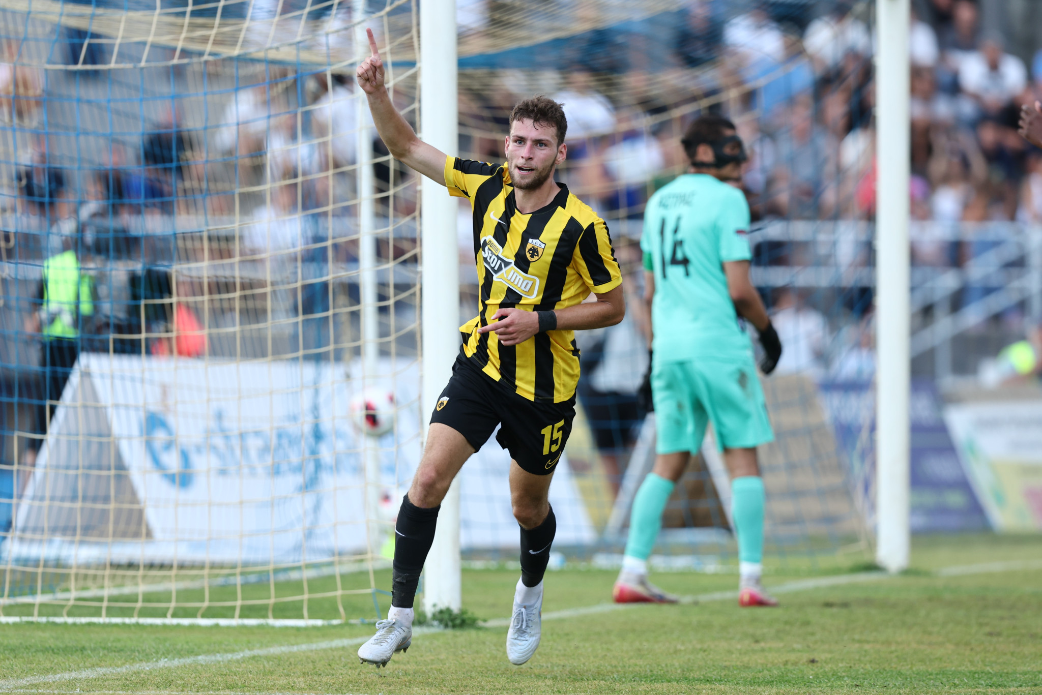 Με κεφαλιά του Γκεοργκίεφ το 2-0 της ΑΕΚ (video)