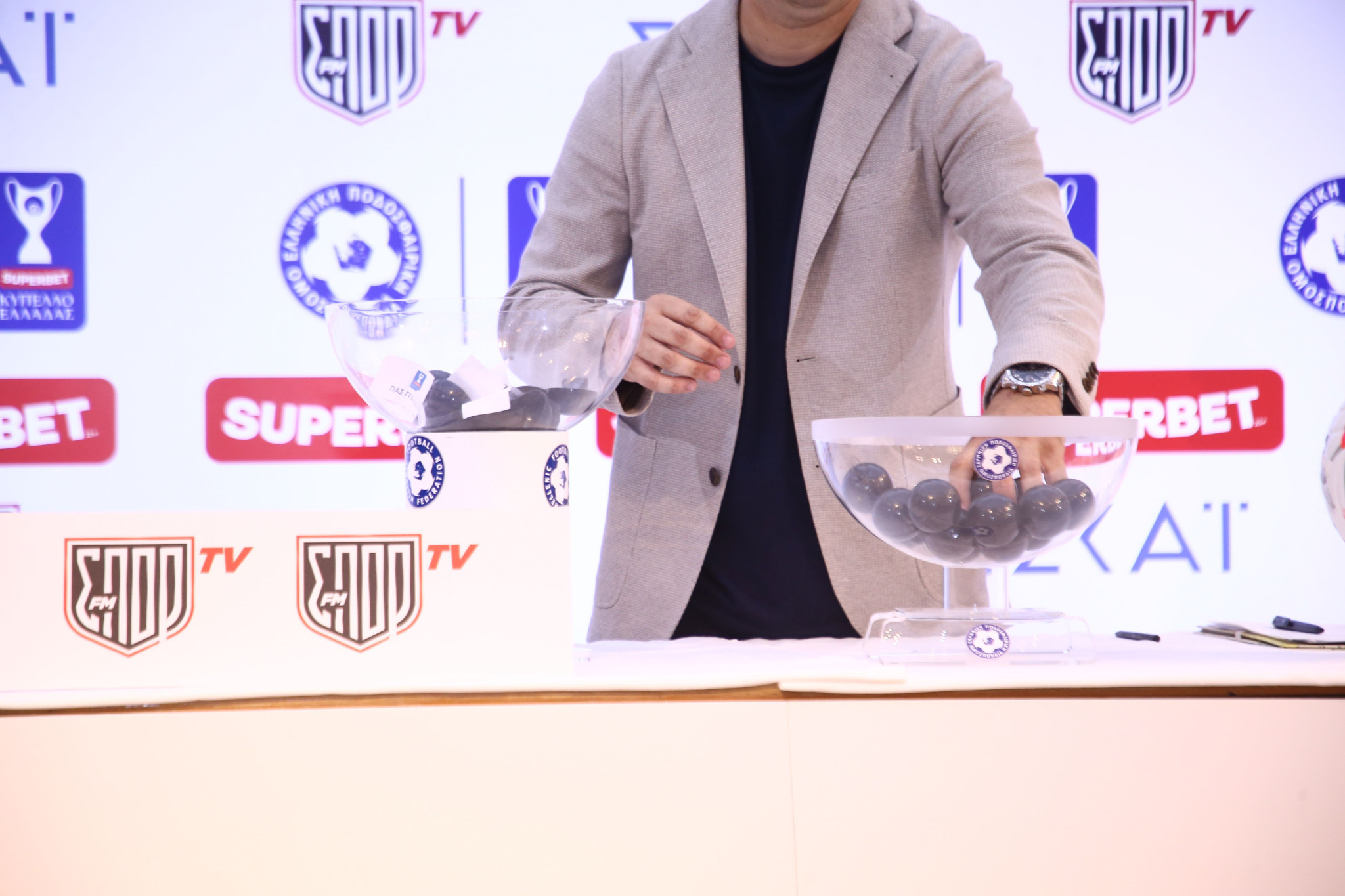 Που θα δείτε την κλήρωση της League Phase του Superbet Κυπέλλου Ελλάδας