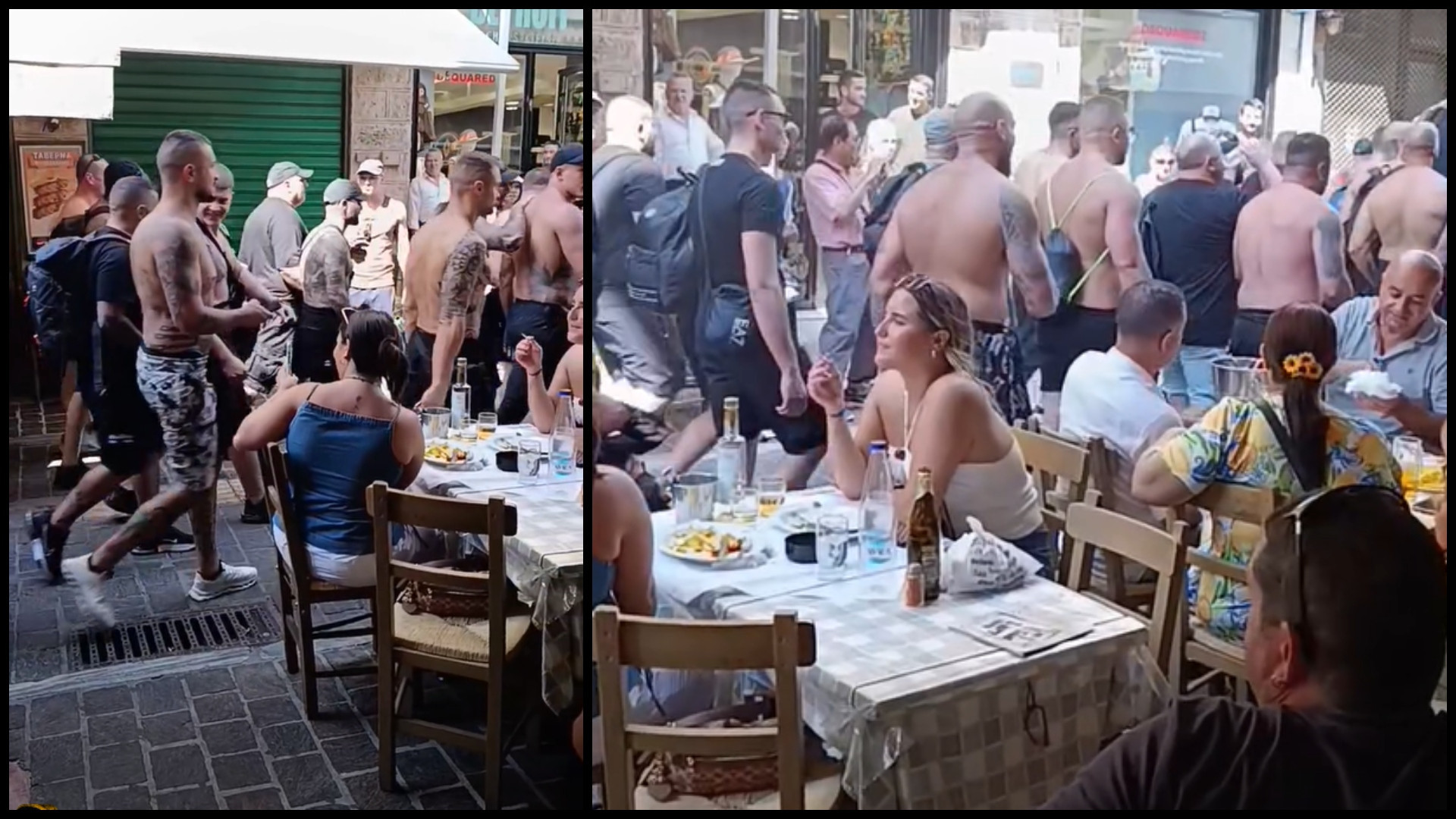 Βίντεο ντοκουμέντο: Οπαδοί της Λέφσκι βολτάρουν ανεξέλεγκτοι στο Μοναστηράκι