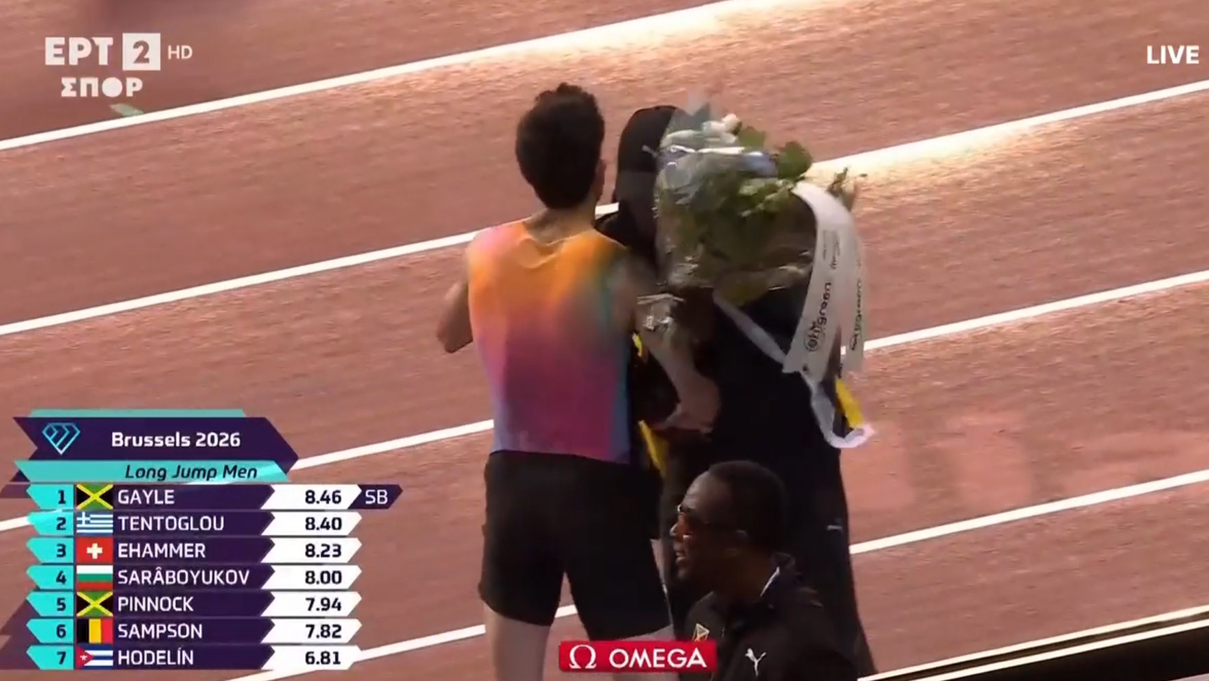 «Κύριος» ο Τεντόγλου στην ήττα του στο Diamond League - Έδωσε τα συγχαρητήριά του στον Γκέιλ (video)
