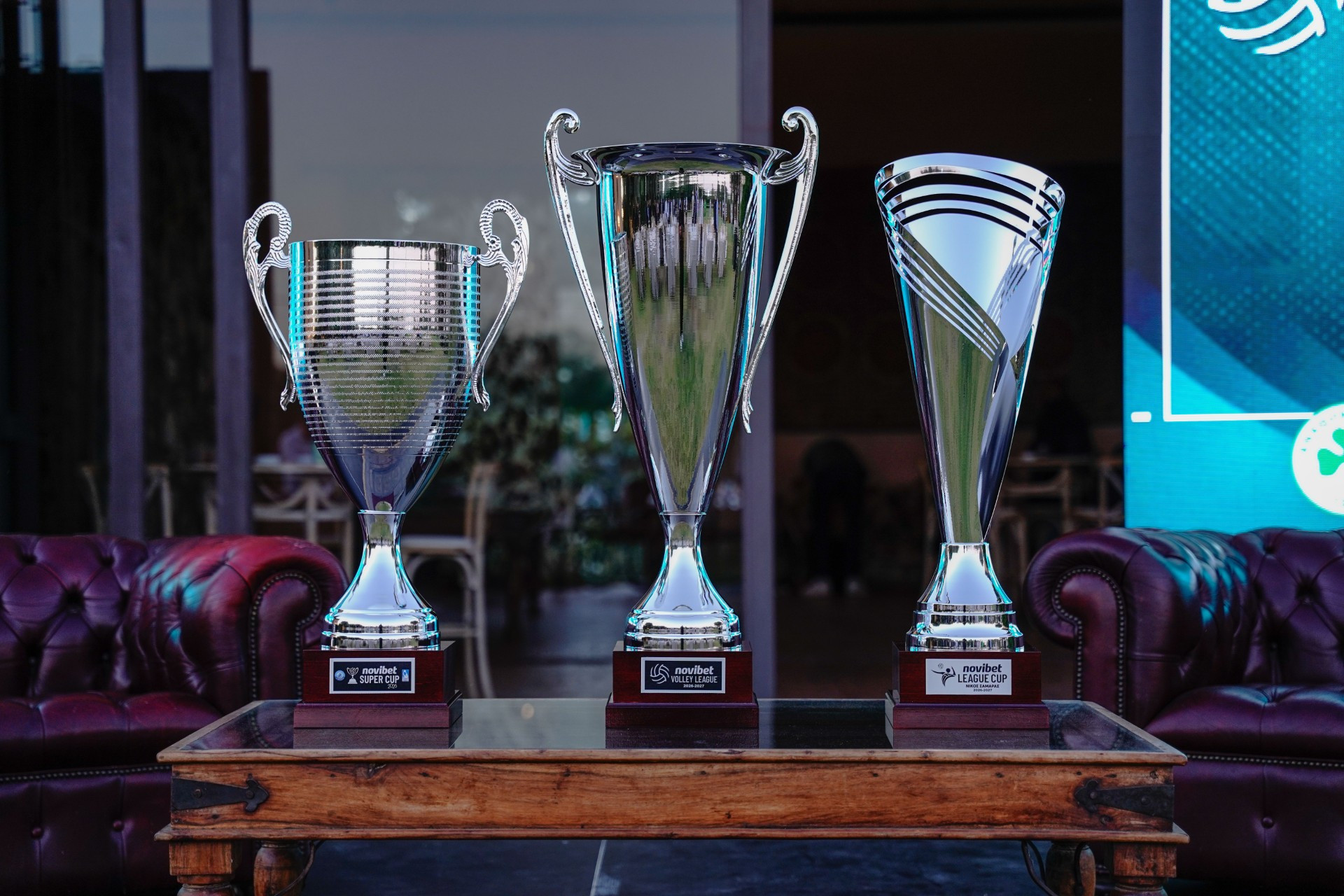 Novibet Volley League 2026-27 και Novibet League Cup Nikos Samaras 2026-27: Με την κλήρωση ξεκίνησε η αντίστροφη μέτρηση