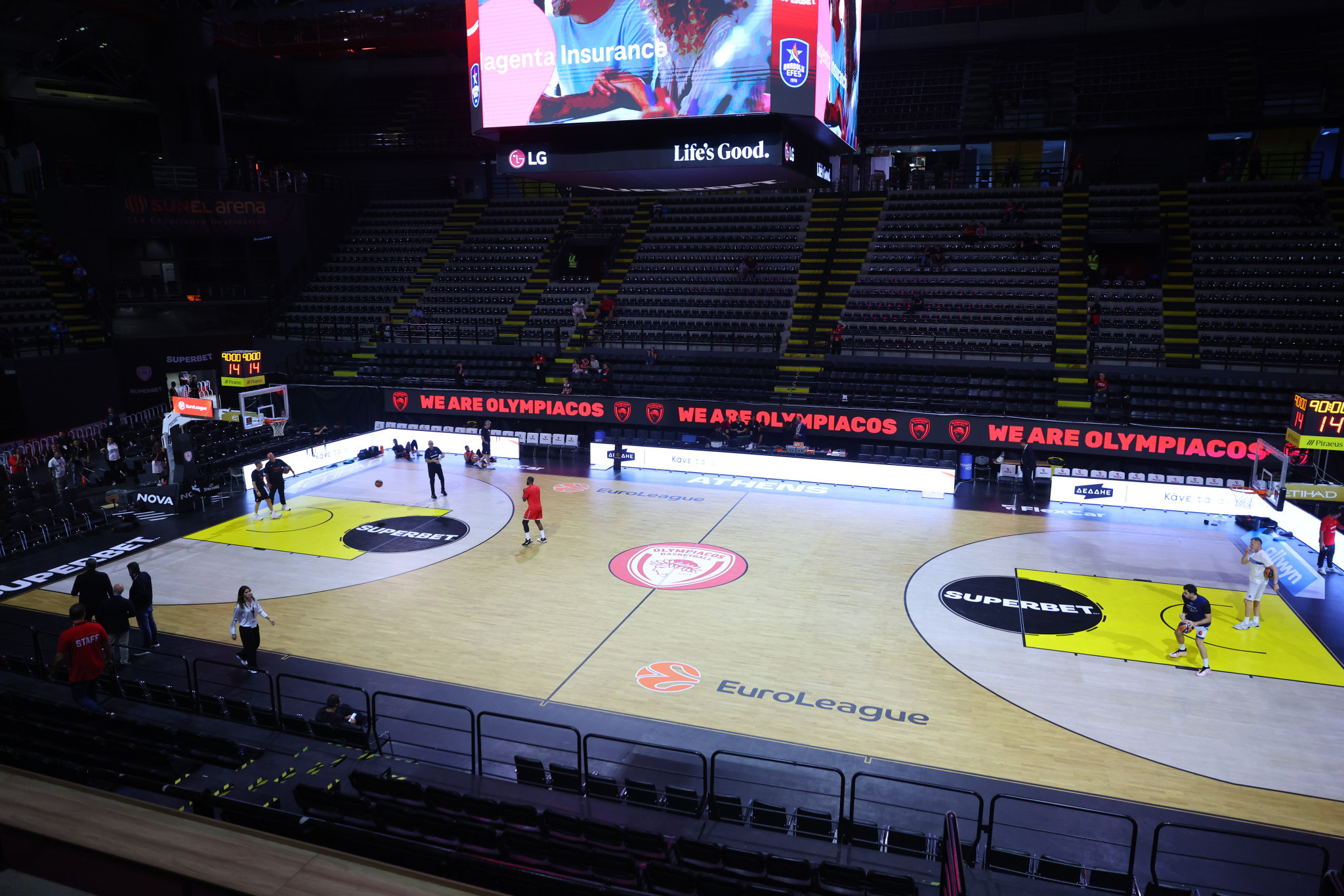 Ετσι είναι η SUNEL Arena πριν το Ολυμπιακός-Εφές: Δείτε το video του Athletiko