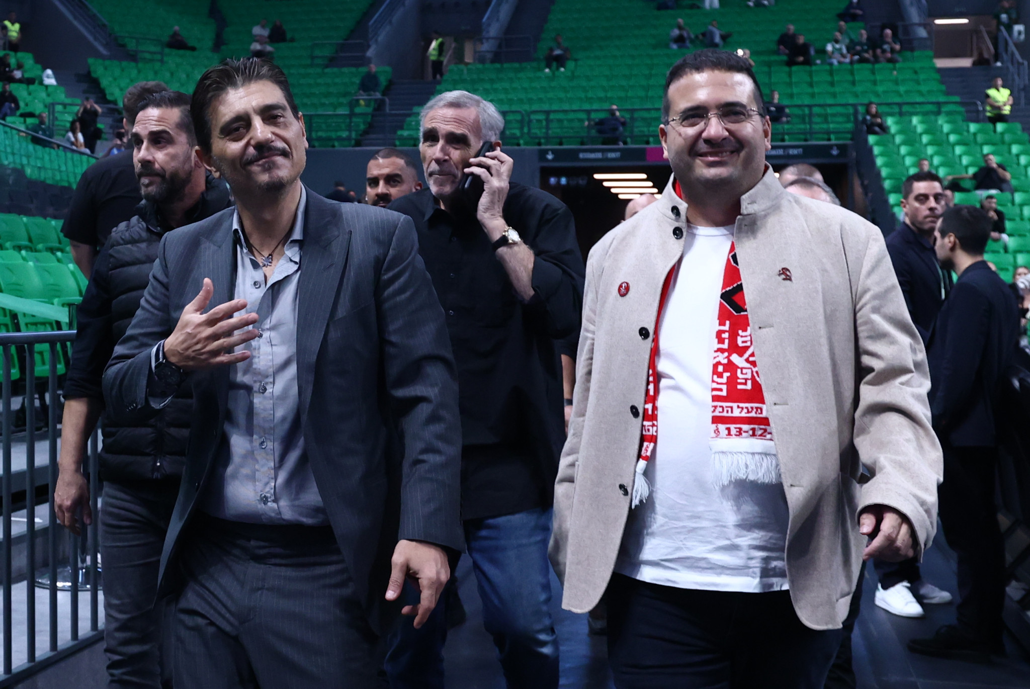 Γιαννακόπουλος και Γιανάι εμφανίστηκαν μαζί στο T-Center κι έπειτα μεταφέρθηκαν σε σουίτα του γηπέδου (video)