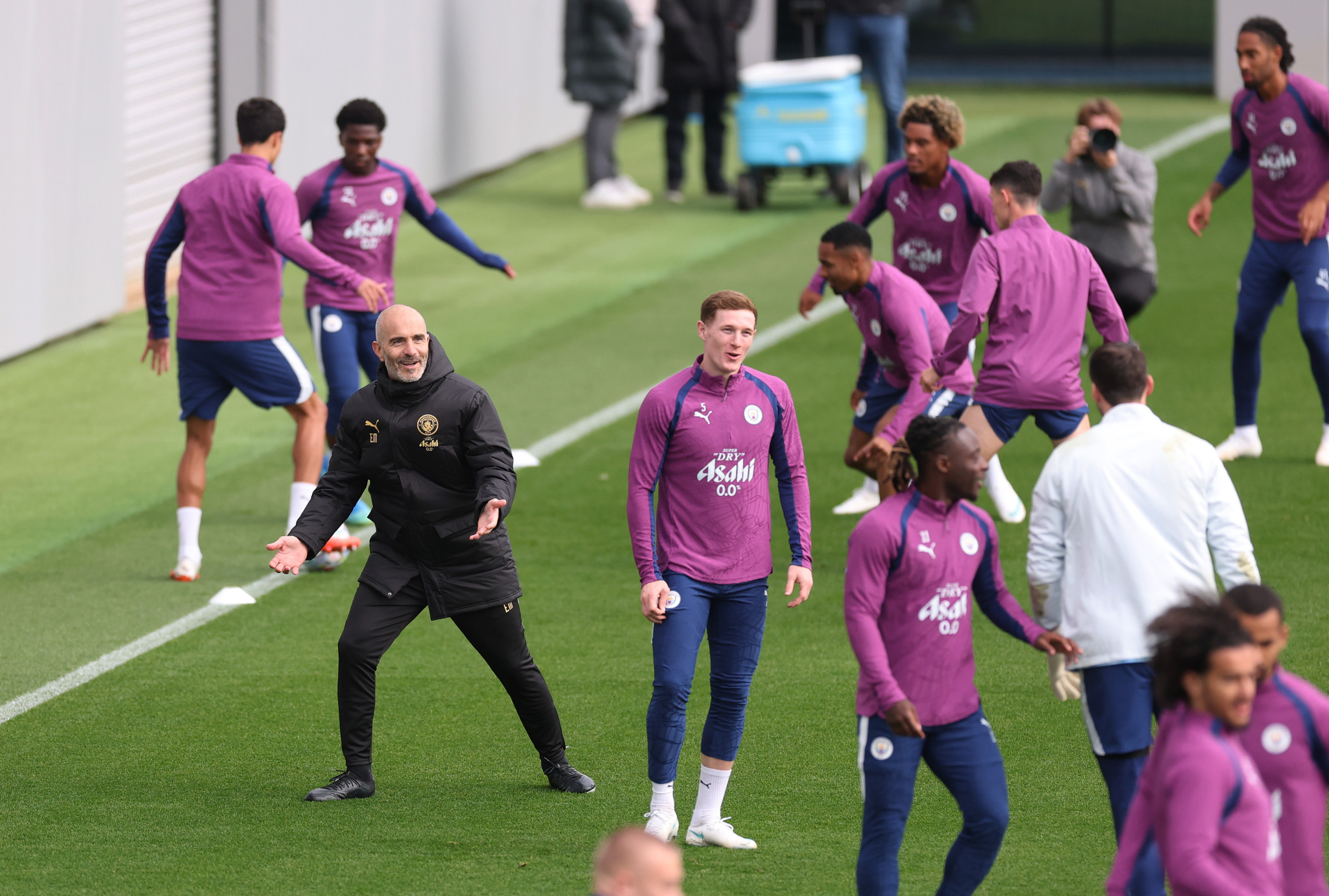 To video του Athletiko από την τελευταία προπόνηση της Μάντσεστερ Σίτι πριν την ΑΕΚ