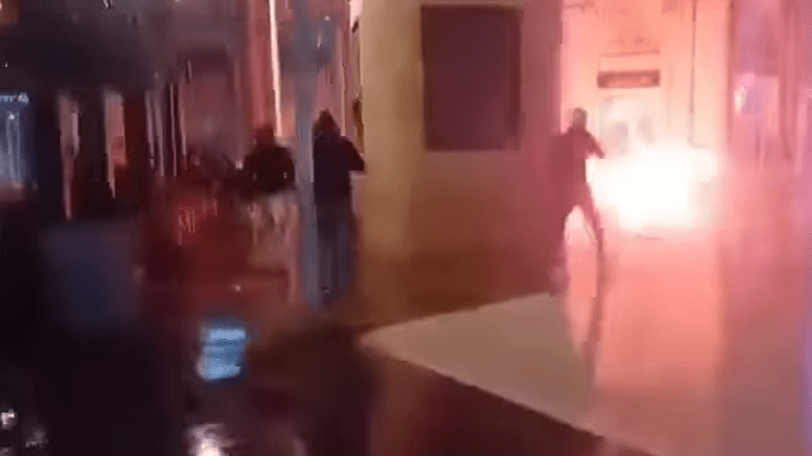 Επεισόδια με χούλιγκαν και οπαδούς της ΑΕΚ στα Σκόπια (video)